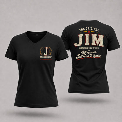 JIM W65-F6-168 – Personalized Original Issue Apparel “The Original NAME Certified One-of-One"