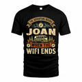 JOAN TT898-K6-229 – Personalized Funny Camping Quote Apparel “The Adventure Begins When The WiFi Ends”