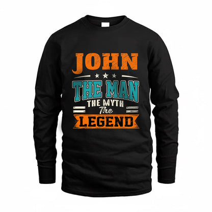 JOHN HH F007 The Man The Myth The Legend Personalized Shirt – Gift for Men