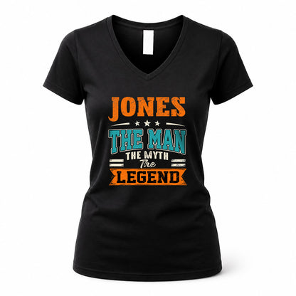 JONES HH F007 The Man The Myth The Legend Personalized Shirt – Gift for Men