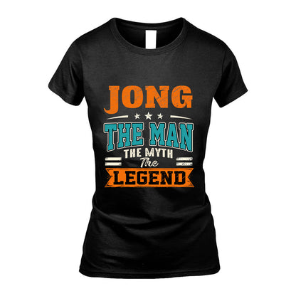 JONG HH F007 The Man The Myth The Legend Personalized Shirt – Gift for Men