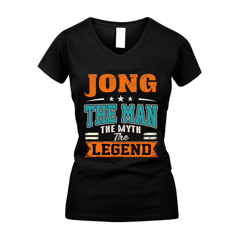 JONG HH F007 The Man The Myth The Legend Personalized Shirt – Gift for Men