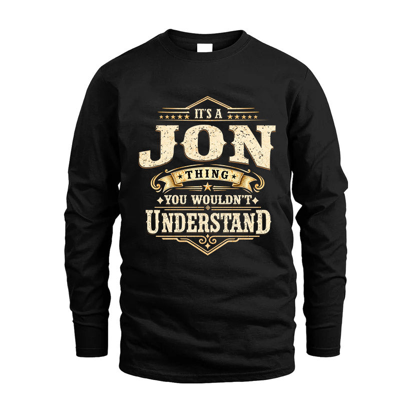 JON HH-F009–Personalized Name Quote Apparel “It’s an NAME Thing You Wouldn’t Understand”