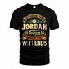 JORDAN TT898-K6-229 – Personalized Funny Camping Quote Apparel “The Adventure Begins When The WiFi Ends”