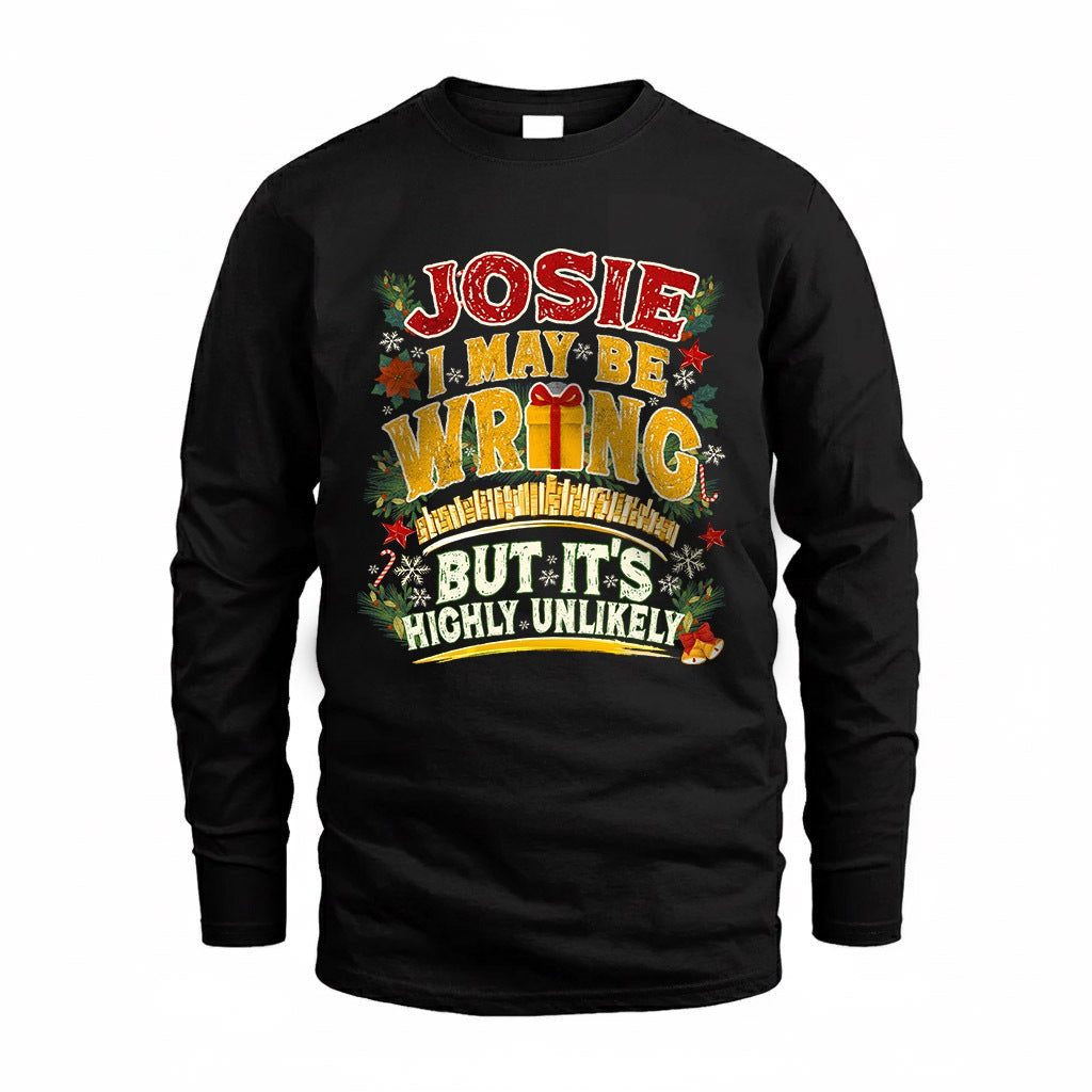 JOSIE HH-F010 Personalized Name Funny Tshirt