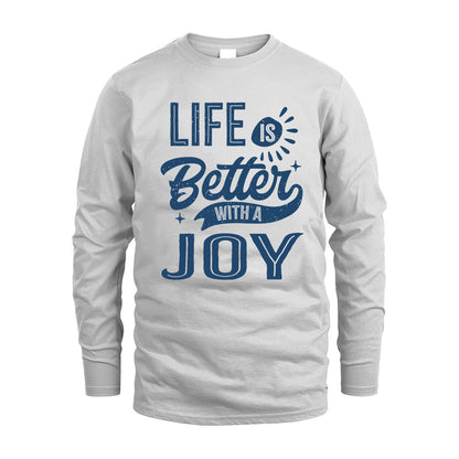 JOY HH88-K2–Personalized Name Quote T-Shirt Life Is Better With Unisex Gift