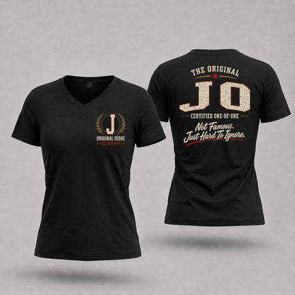 JO W65-F6-168 – Personalized Original Issue Apparel “The Original NAME Certified One-of-One"