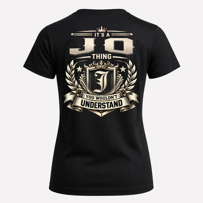 JO HH-F006 Thing Personalized Name T Shirt – You Wouldn’t Understand