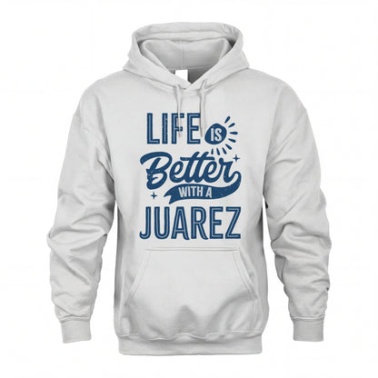 JUAREZ HH88-K2–Personalized Name Quote T-Shirt Life Is Better With Unisex Gift