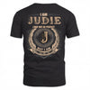 JUDIE 2K-101–Personalized Name Quote Apparel “I Am NAME May Not Be Perfect But I Am Limited Edition”
