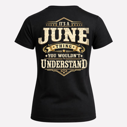 JUNE HH-F003–Personalized Name Quote Apparel “It’s an NAME Thing You Wouldn’t Understand”