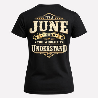 JUNE HH-F003–Personalized Name Quote Apparel “It’s an NAME Thing You Wouldn’t Understand”