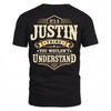 JUSTIN HH-F003–Personalized Name Quote Apparel “It’s an NAME Thing You Wouldn’t Understand”
