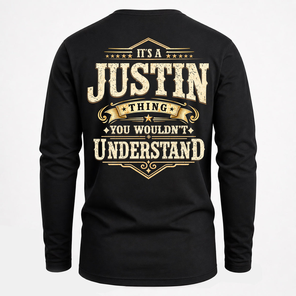 JUSTIN HH-F003–Personalized Name Quote Apparel “It’s an NAME Thing You Wouldn’t Understand”