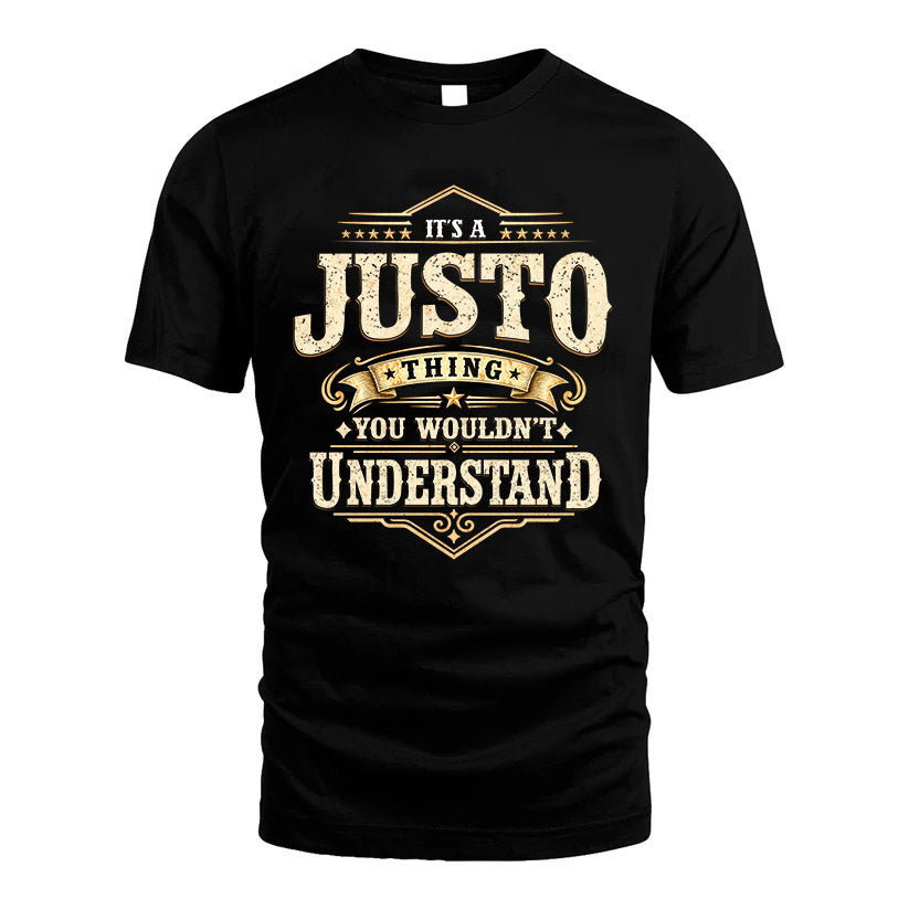 JUSTO HH-F009–Personalized Name Quote Apparel “It’s an NAME Thing You Wouldn’t Understand”