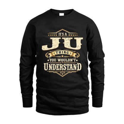JU HH-F009–Personalized Name Quote Apparel “It’s an NAME Thing You Wouldn’t Understand”