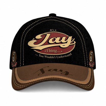 JAY  TC06 HH79 Personalized Distressed Baseball Cap, Custom Retro Trucker Hat, Statement Dad Cap