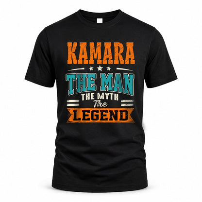KAMARA HH F007 The Man The Myth The Legend Personalized Shirt – Gift for Men