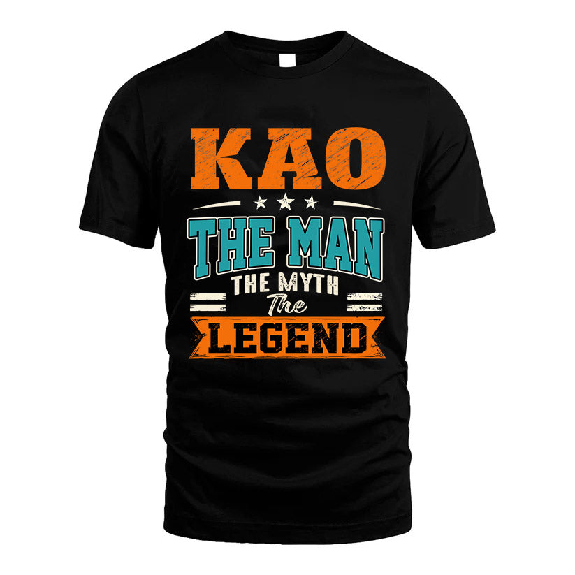 KAO HH F007 The Man The Myth The Legend Personalized Shirt – Gift for Men