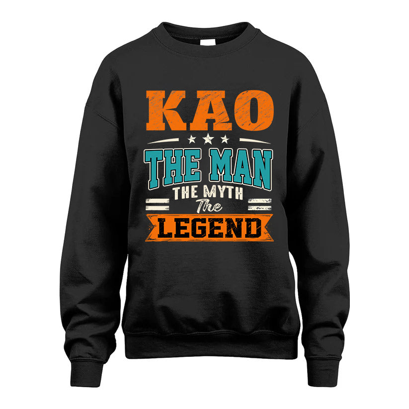 KAO HH F007 The Man The Myth The Legend Personalized Shirt – Gift for Men