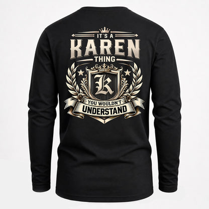KAREN HH-F006 Thing Personalized Name T Shirt – You Wouldn’t Understand