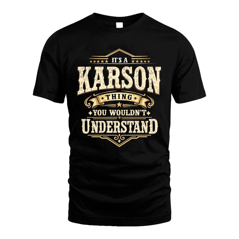 KARSON HH-F009–Personalized Name Quote Apparel “It’s an NAME Thing You Wouldn’t Understand”