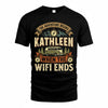 KATHLEEN TT898-K6-229 – Personalized Funny Camping Quote Apparel “The Adventure Begins When The WiFi Ends”