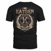 KAYDEN 2K-101–Personalized Name Quote Apparel “I Am NAME May Not Be Perfect But I Am Limited Edition”