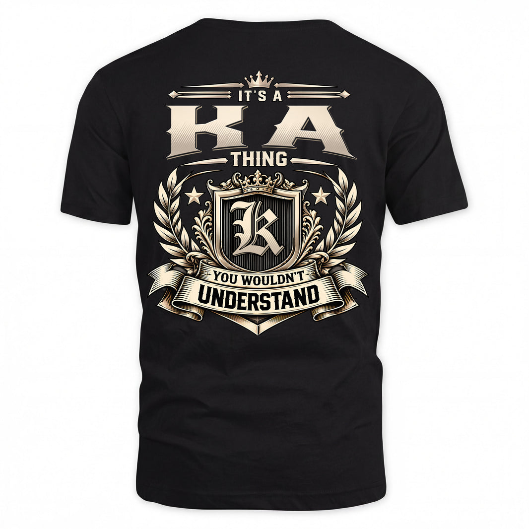 KA HH-F006 Thing Personalized Name T Shirt – You Wouldn’t Understand