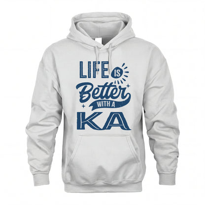 KA HH88-K2–Personalized Name Quote T-Shirt Life Is Better With Unisex Gift