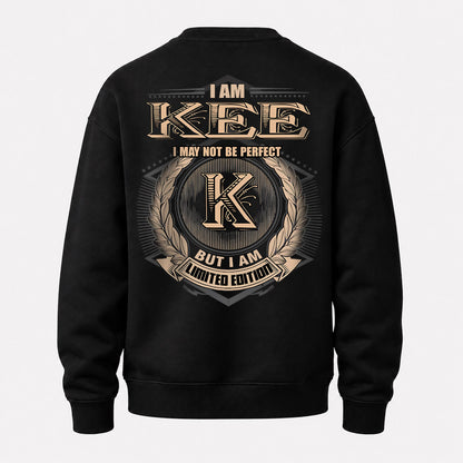 KEE 2K-101–Personalized Name Quote Apparel “I Am NAME May Not Be Perfect But I Am Limited Edition”
