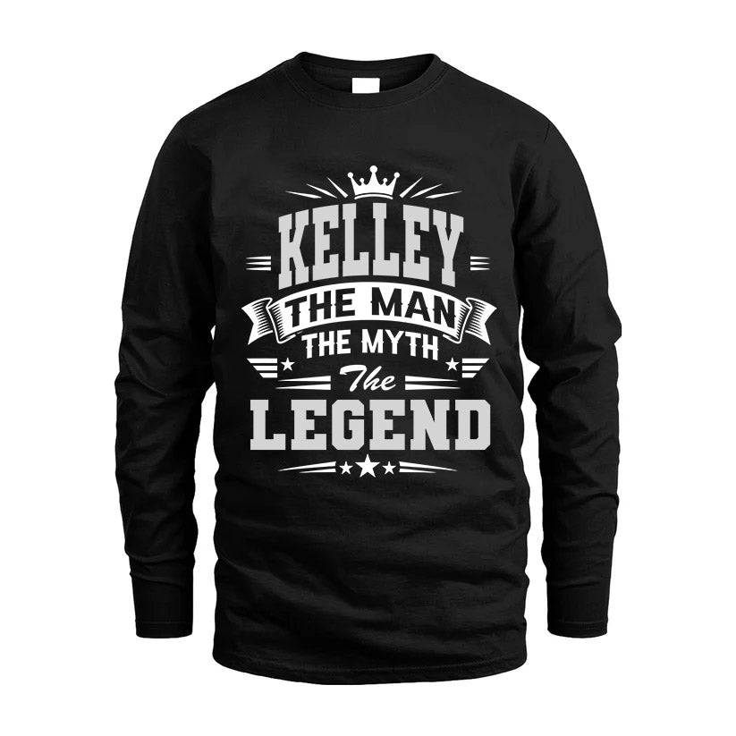KELLEY HH F004 The Man The Myth The Legend Personalized Shirt – Gift for Men