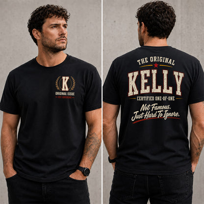 KELLY W65-F6-168 – Personalized Original Issue Apparel “The Original NAME Certified One-of-One"