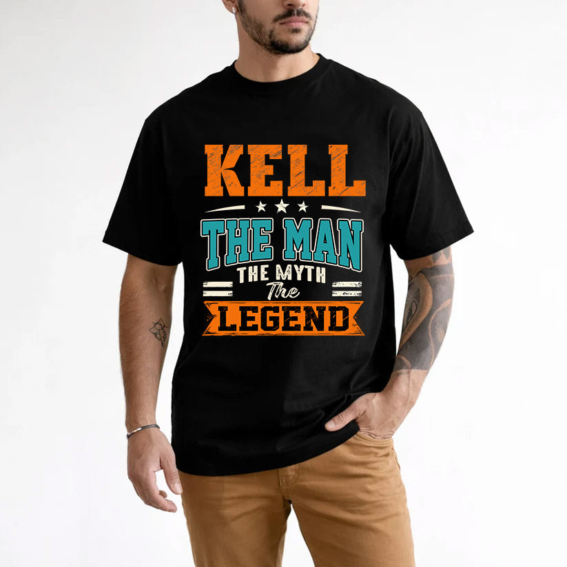 KELL HH F007 The Man The Myth The Legend Personalized Shirt – Gift for Men