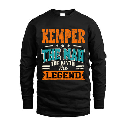 KEMPER HH F007 The Man The Myth The Legend Personalized Shirt – Gift for Men