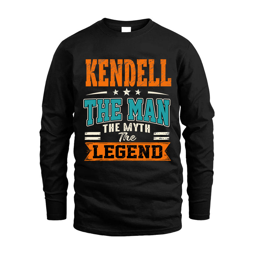 KENDELL HH F007 The Man The Myth The Legend Personalized Shirt – Gift for Men