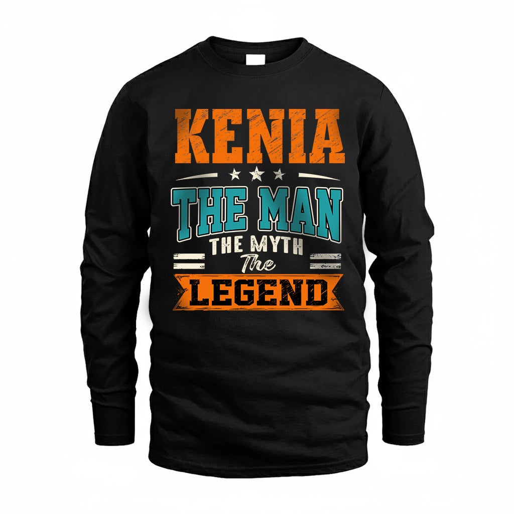 KENIA HH F007 The Man The Myth The Legend Personalized Shirt – Gift for Men