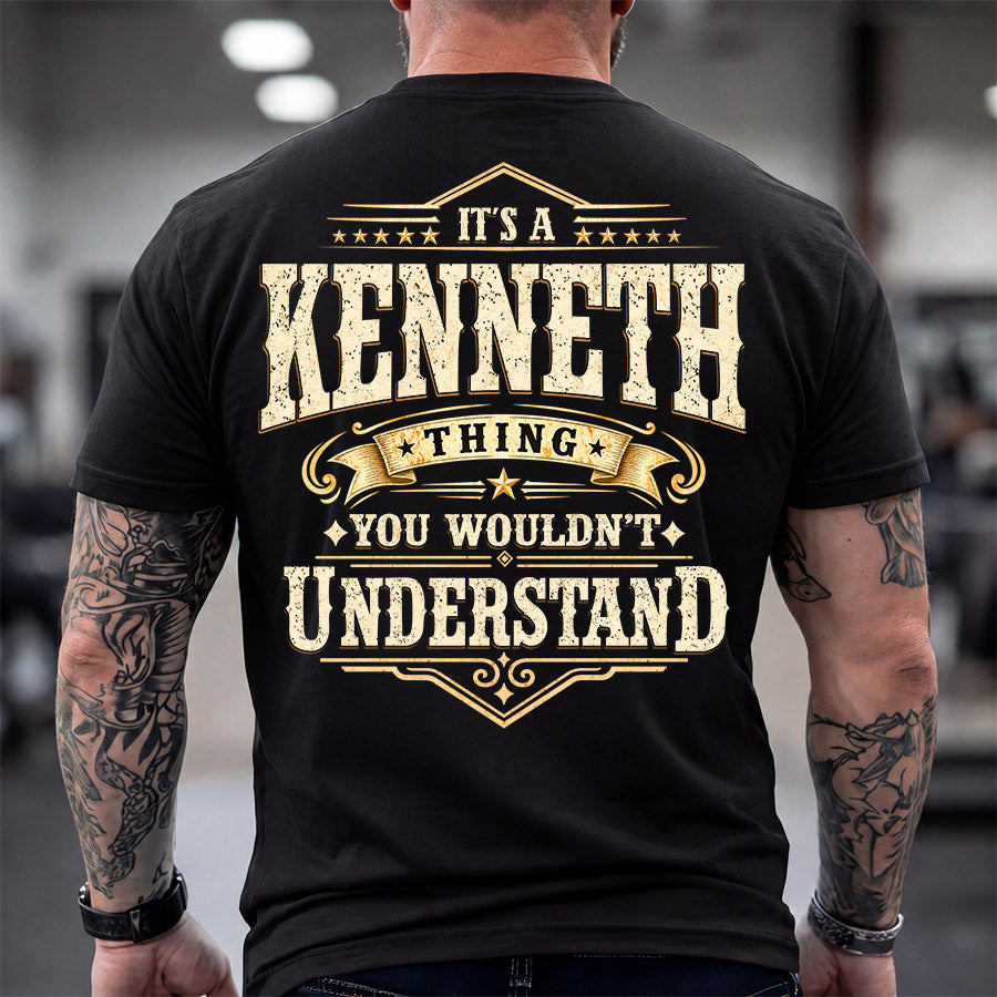KENNETH HH-F003–Personalized Name Quote Apparel “It’s an NAME Thing You Wouldn’t Understand”