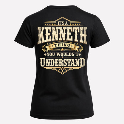 KENNETH HH-F003–Personalized Name Quote Apparel “It’s an NAME Thing You Wouldn’t Understand”