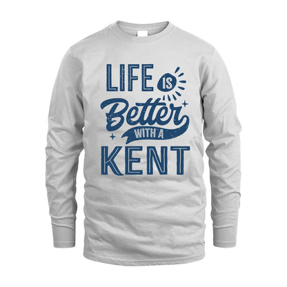 KENT HH88-K2–Personalized Name Quote T-Shirt Life Is Better With Unisex Gift