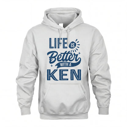 KEN HH88-K2–Personalized Name Quote T-Shirt Life Is Better With Unisex Gift