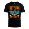 KETCHUM HH F007 The Man The Myth The Legend Personalized Shirt – Gift for Men