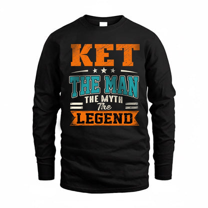 KET HH F007 The Man The Myth The Legend Personalized Shirt – Gift for Men