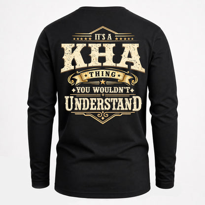 KHA HH-F003–Personalized Name Quote Apparel “It’s an NAME Thing You Wouldn’t Understand”