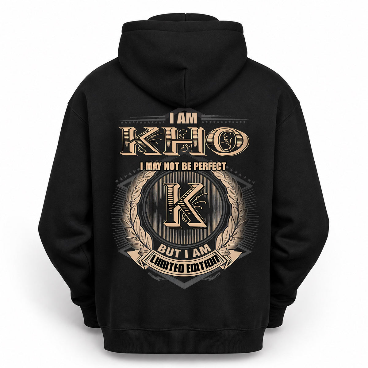 KHO 2K-101–Personalized Name Quote Apparel “I Am NAME May Not Be Perfect But I Am Limited Edition”