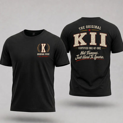 KII W65-F6-168 – Personalized Original Issue Apparel “The Original NAME Certified One-of-One"