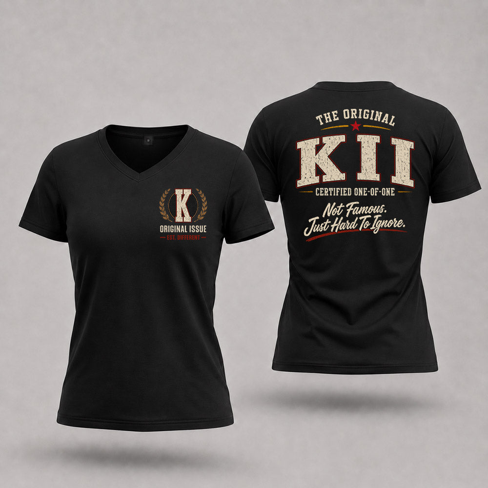 KII W65-F6-168 – Personalized Original Issue Apparel “The Original NAME Certified One-of-One"