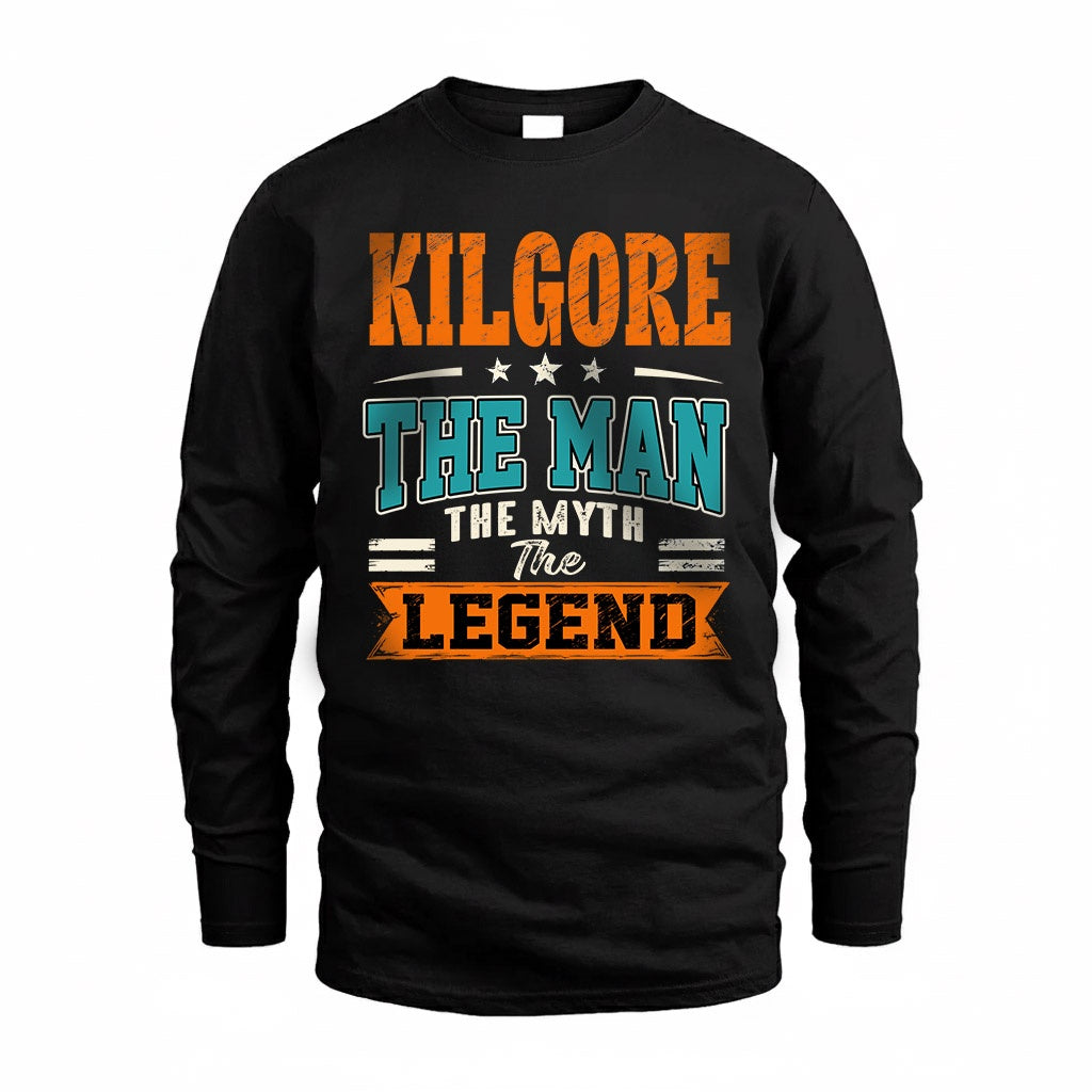 KILGORE HH F007 The Man The Myth The Legend Personalized Shirt – Gift for Men