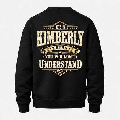 KIMBERLY HH-F003–Personalized Name Quote Apparel “It’s an NAME Thing You Wouldn’t Understand”