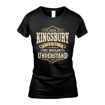 KINGSBURY HH-F009–Personalized Name Quote Apparel “It’s an NAME Thing You Wouldn’t Understand”
